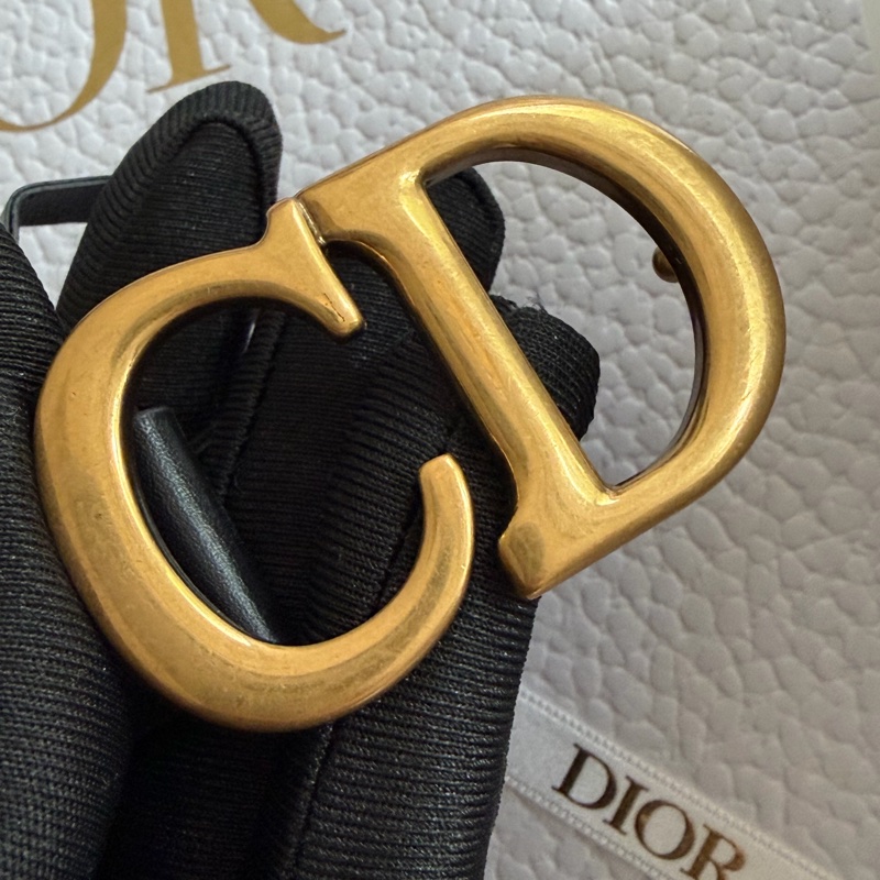 Dior 經典復古釦 CD 皮帶-6