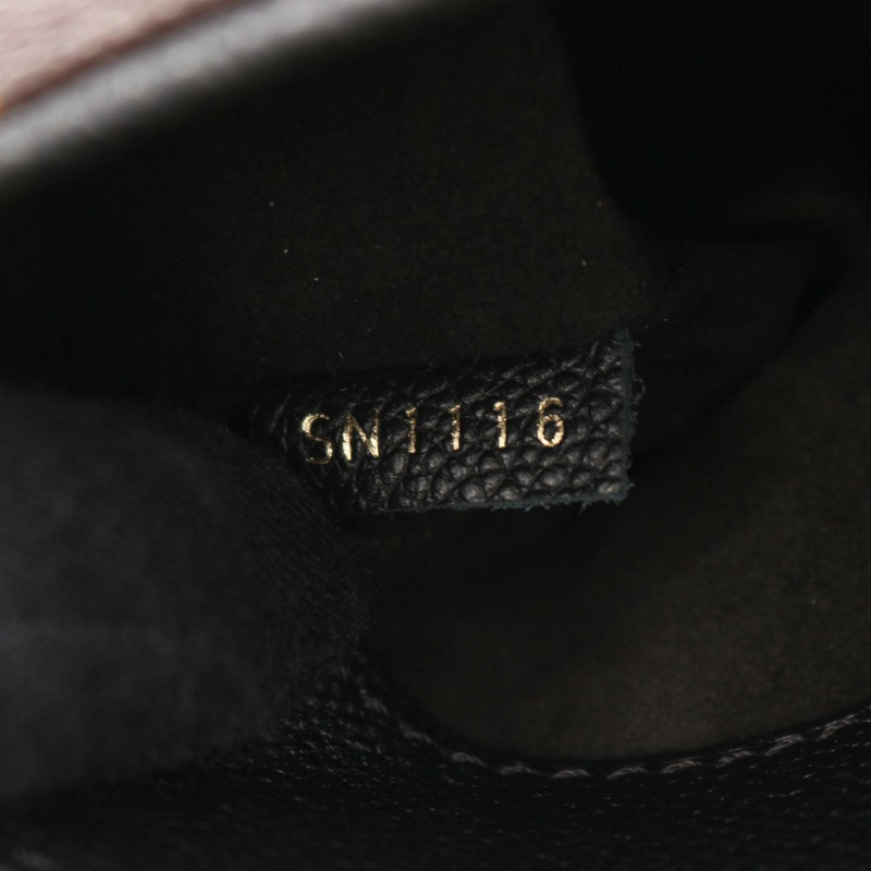 路易威登 Pallas BB Monogram Noir 手提包，塗層帆布和皮革，Monogram 圖案，女士，棕黑色，M41218-4