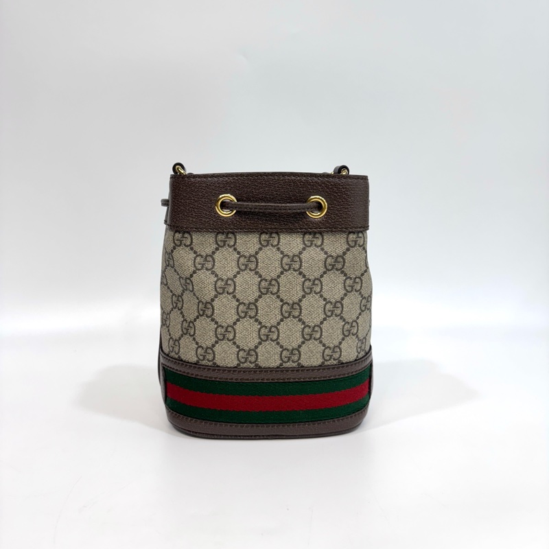 🤎古馳小水桶GUCCI原花Ophidia抽繩迷你小水桶550620-5