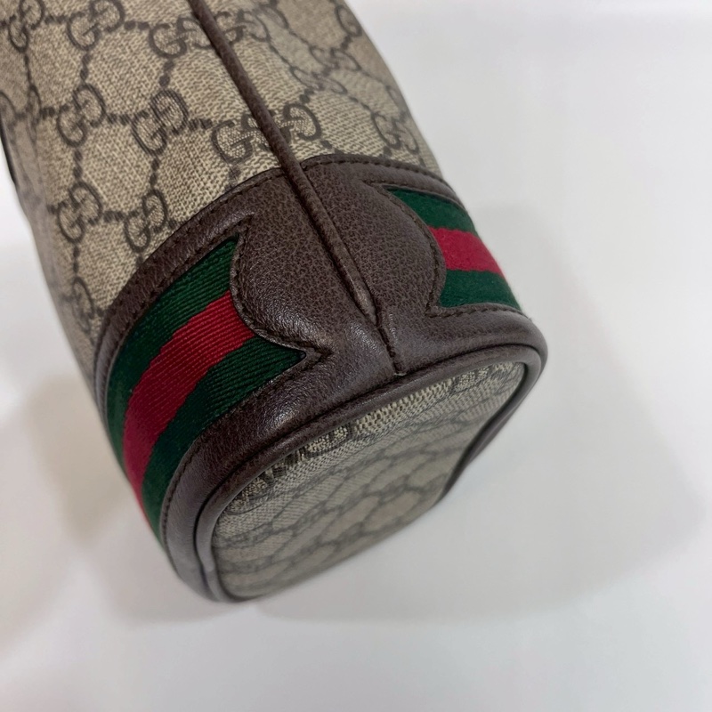 🤎古馳小水桶GUCCI原花Ophidia抽繩迷你小水桶550620-13