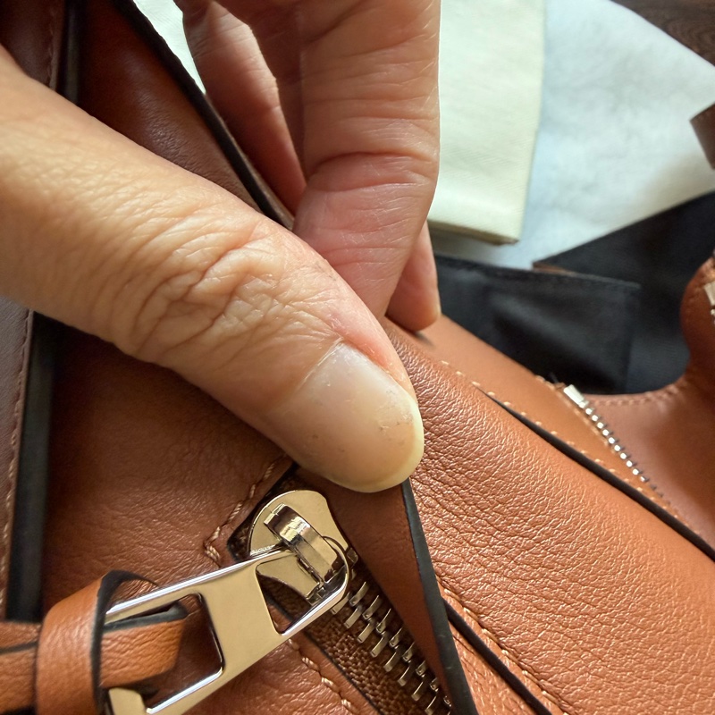 Loewe 小型經典小牛皮 Hammock 吊床包 手提包-13