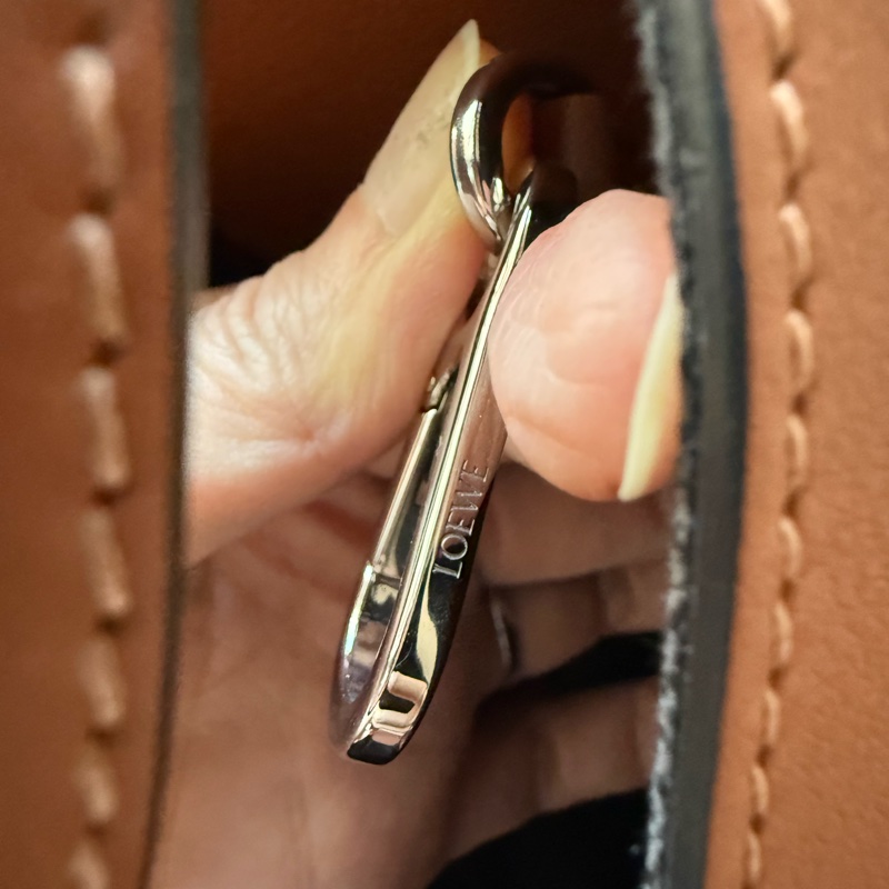 Loewe 小型經典小牛皮 Hammock 吊床包 手提包-17