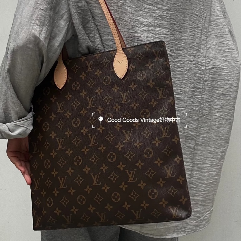 🩶路易威登大琴譜包LV原花Carry it雙肩背托特包M45199-1