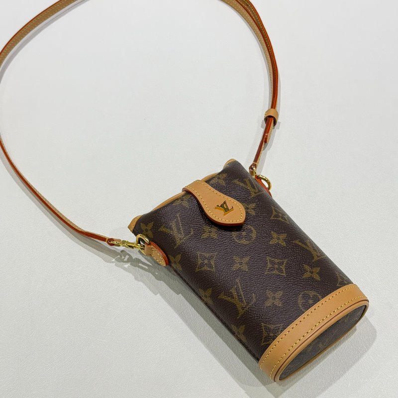 Louis Vuitton - 原花金釦fokl me pouch薯條包-0