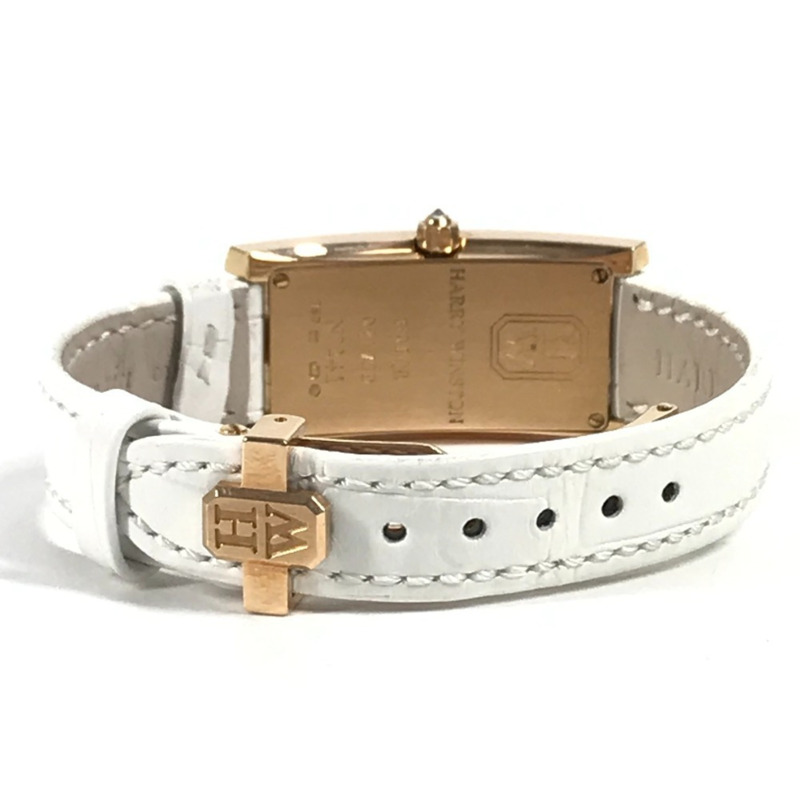 HARRY WINSTON 330 LQWL.M D3.1 鑽石錶圈女士 Avenue C 系列腕錶，18K 金，Au750，白色-6
