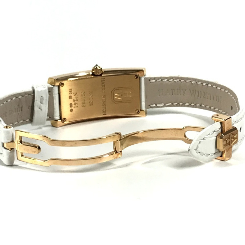 HARRY WINSTON 330 LQWL.M D3.1 鑽石錶圈女士 Avenue C 系列腕錶，18K 金，Au750，白色-7