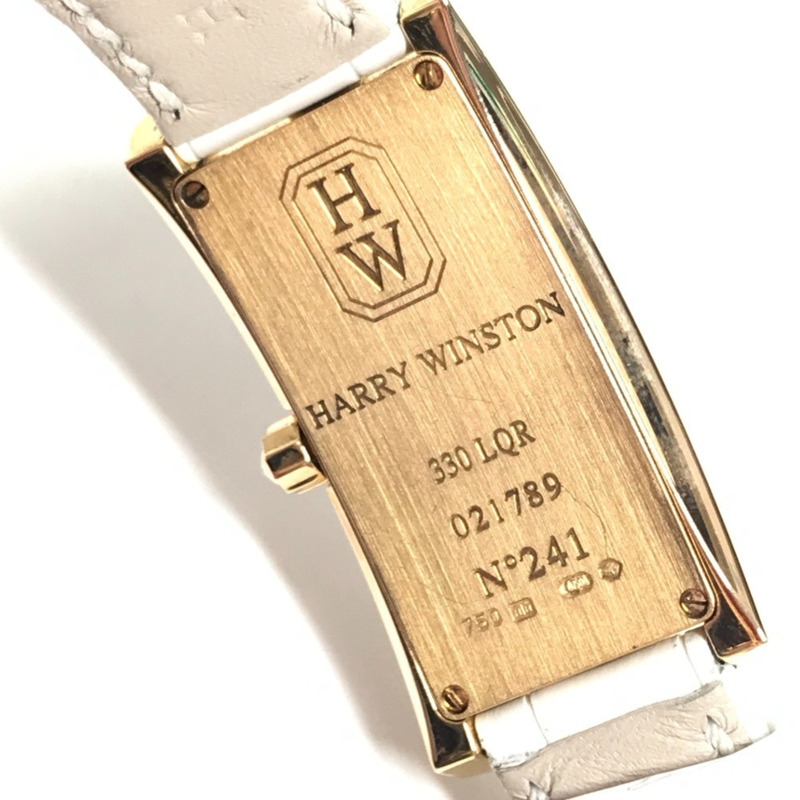 HARRY WINSTON 330 LQWL.M D3.1 鑽石錶圈女士 Avenue C 系列腕錶，18K 金，Au750，白色-10