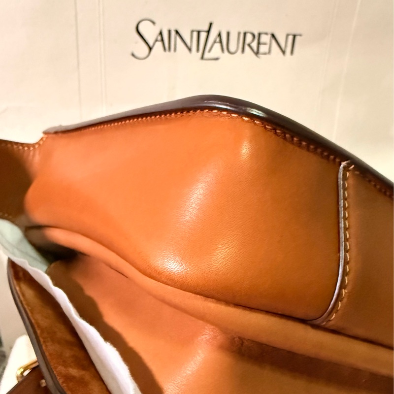 YSL 聖羅蘭經典NIKI SATCHEL植鞣革斜背包起-9