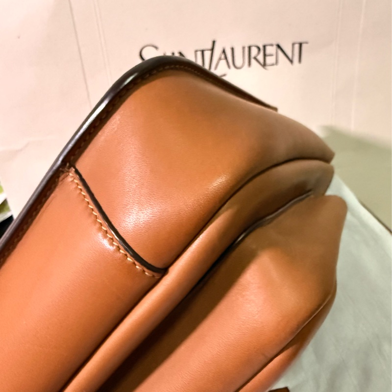 YSL 聖羅蘭經典NIKI SATCHEL植鞣革斜背包起-10