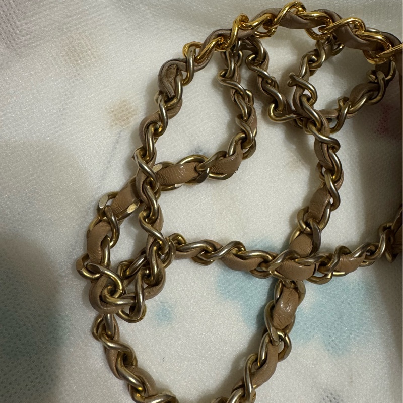 [CHANEL] VINTAGE 奶茶老香羊皮全蓋Coco-11