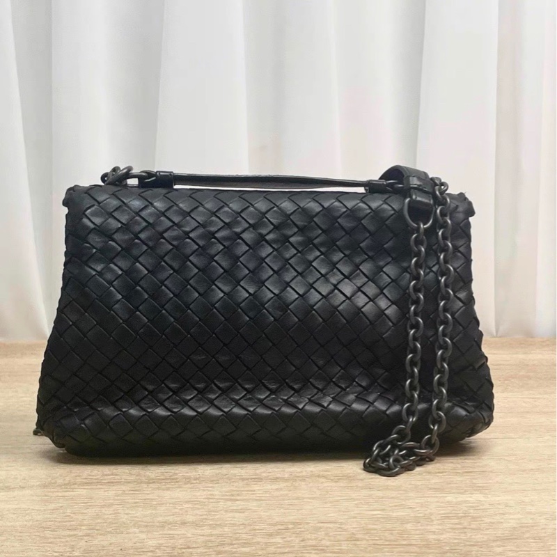 ✨全網最平 BV olimpia黑色 經典斜挎包 93新-1