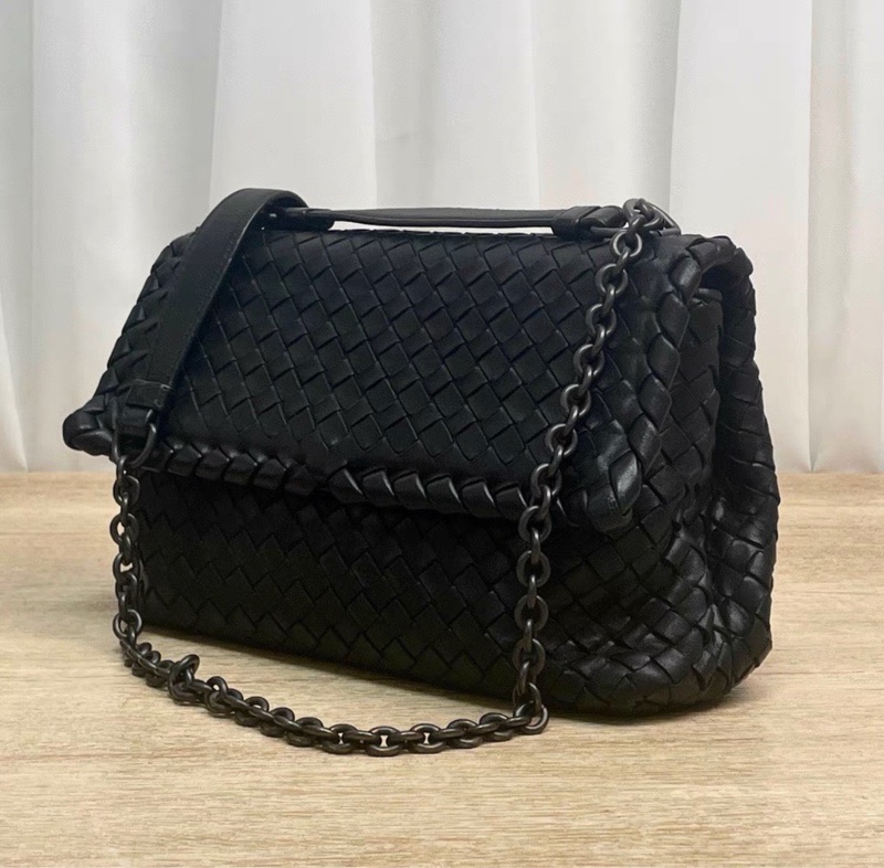 ✨全網最平 BV olimpia黑色 經典斜挎包 93新-3