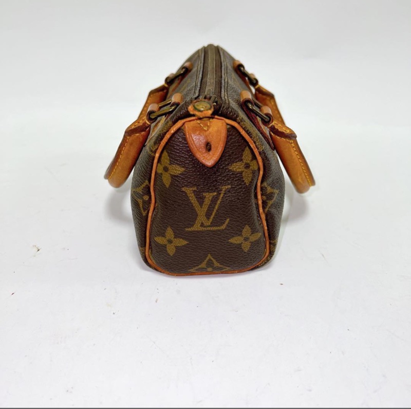 【超高性價比✨85%新】LV speedy nano 老花中古枕頭包-3