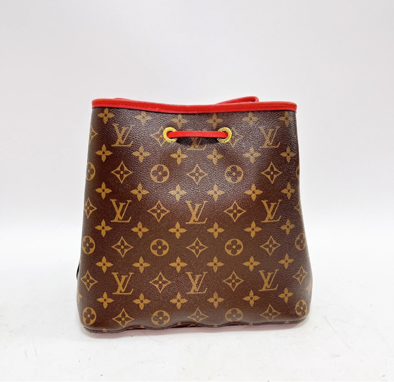 【92%新✨有塵袋】LV紅色NéoNoé MM 水桶包-1