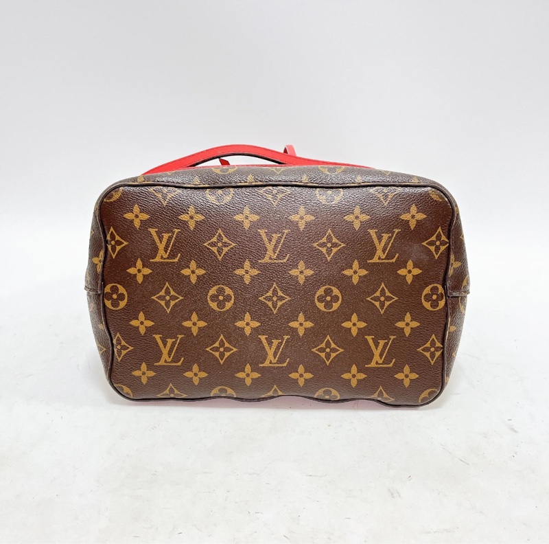 【92%新✨有塵袋】LV紅色NéoNoé MM 水桶包-4