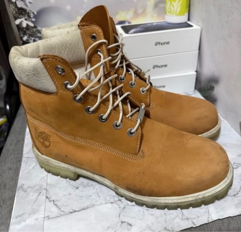 Us10 28CM Timberland 高筒 無鞋盒-2