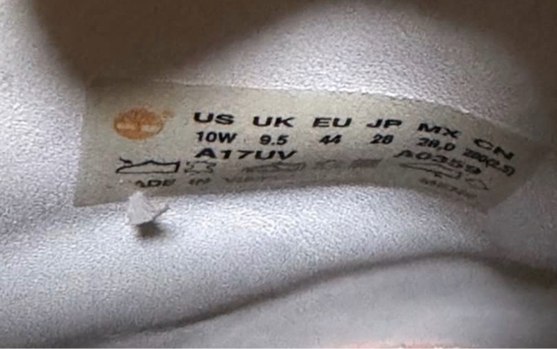 Us10 28CM Timberland 高筒 無鞋盒-4