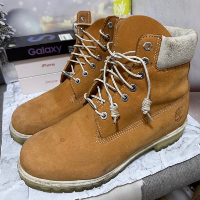 Us10 28CM Timberland 高筒 無鞋盒-7