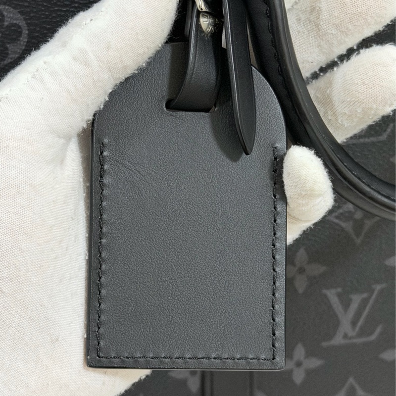 ®️LV Sac Plat Monogram 黑花男生公事包/手提包 M46098 晶片款-22
