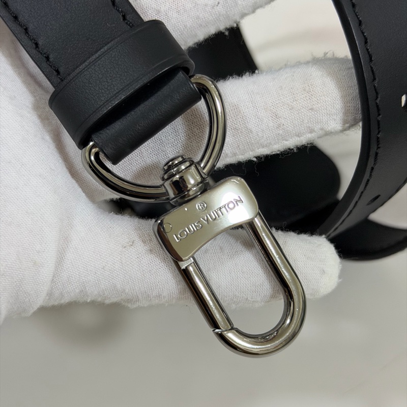 ®️LV Sac Plat Monogram 黑花男生公事包/手提包 M46098 晶片款-30