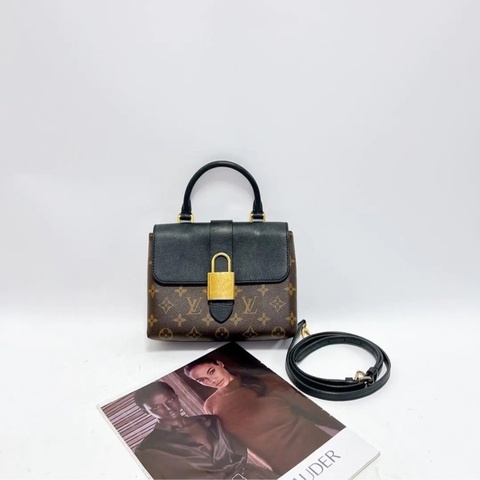 【95%新✨有塵袋】LV Locky BB 老花拼黑 鎖頭包 芯片款