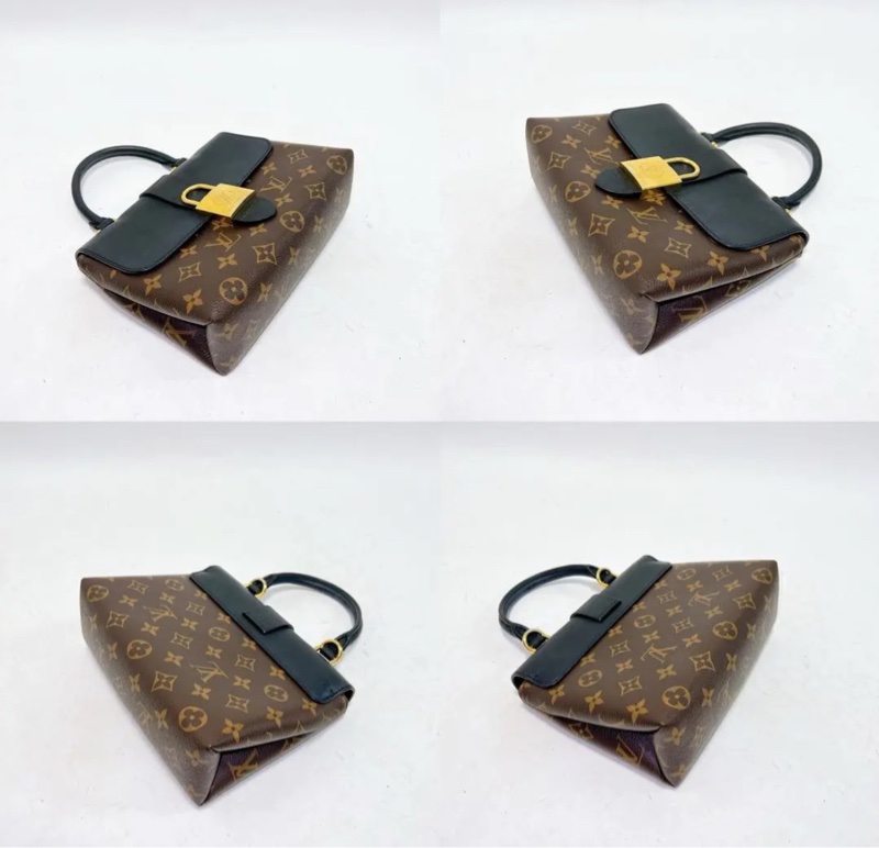 【95%新✨有塵袋】LV Locky BB 老花拼黑 鎖頭包 芯片款-5