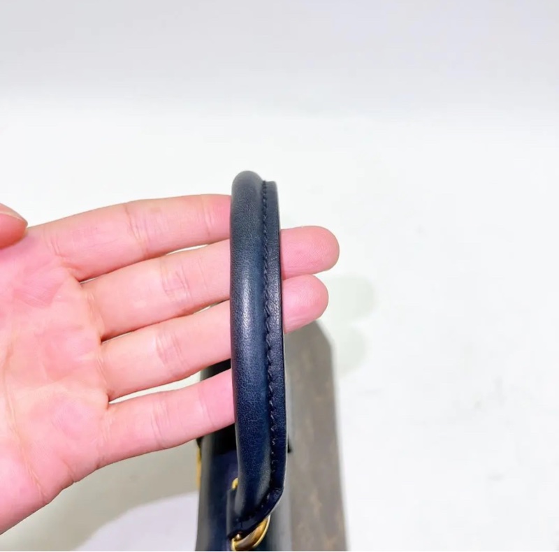 【95%新✨有塵袋】LV Locky BB 老花拼黑 鎖頭包 芯片款-7