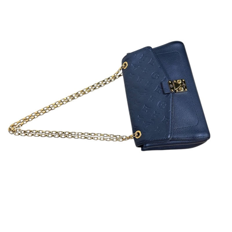 LV M48948 Empreinte Saint Germain MM 牛皮壓花錬袋-2