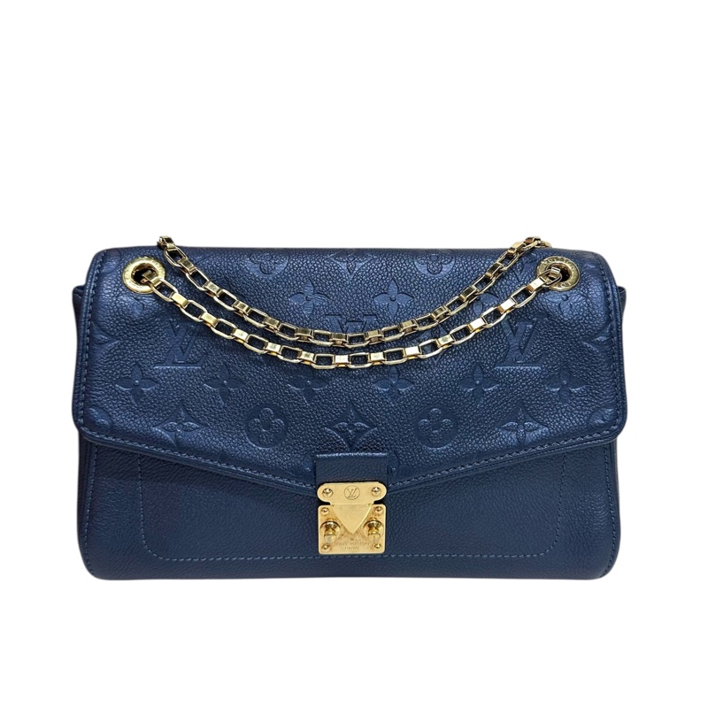 LV M48948 Empreinte Saint Germain MM 牛皮壓花錬袋-5