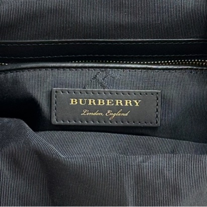 Burberry 絹料背包-8