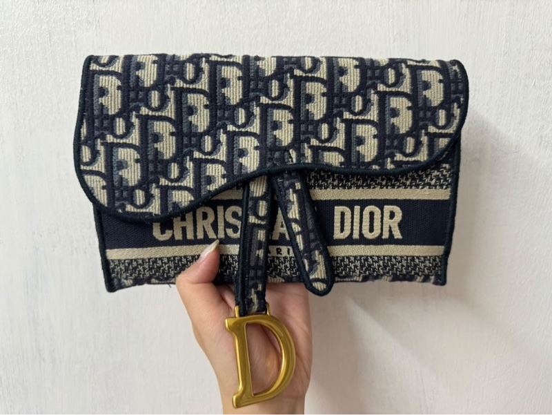 Dior Oblique 緹花 Saddle bag-0