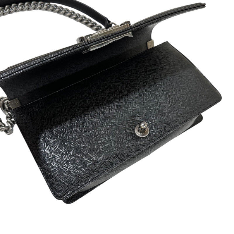 Chanel Boy A67086 牛皮荔枝紋 晶片-5