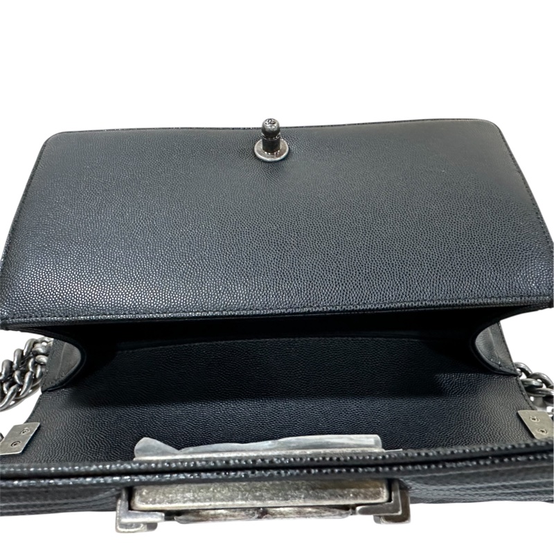 Chanel Boy A67086 牛皮荔枝紋 晶片-9