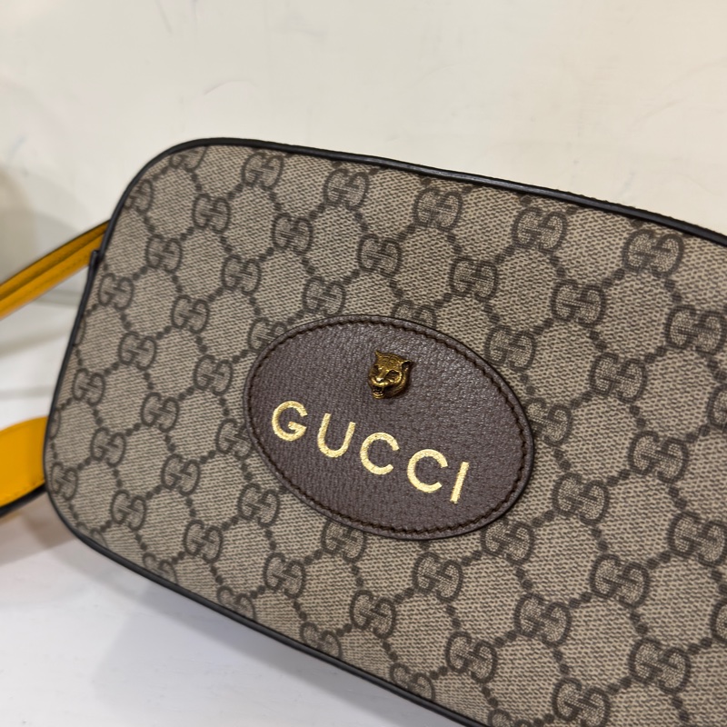 🈶台灣購證 #近新閒置 #全網最低 Gucci Ophidia虎頭相機包-8