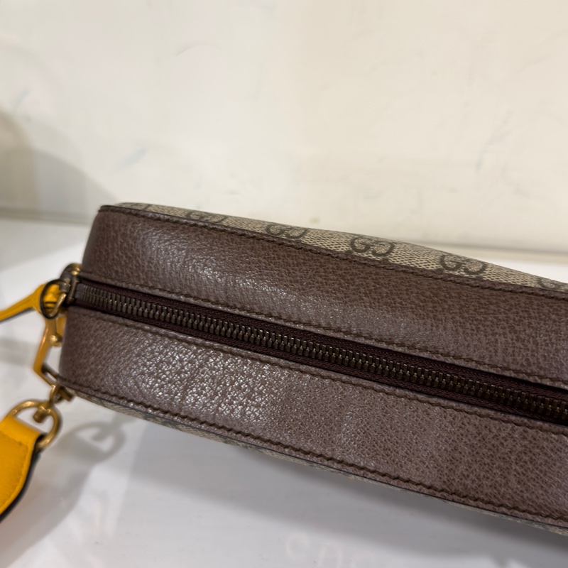 🈶台灣購證 #近新閒置 #全網最低 Gucci Ophidia虎頭相機包-10