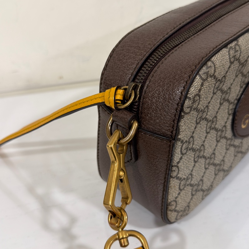 🈶台灣購證 #近新閒置 #全網最低 Gucci Ophidia虎頭相機包-11