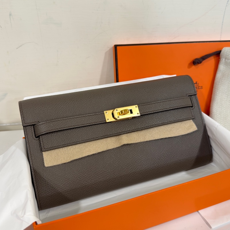 #全配全新帶膜 #全網最低💰 愛馬仕錫器灰Kelly Togo W刻-1