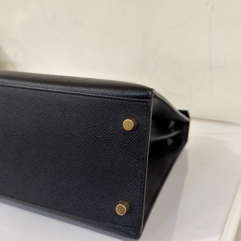 #閒置帶膜✨ #全網最低💰 愛馬仕黑金kelly28 epsom皮-7