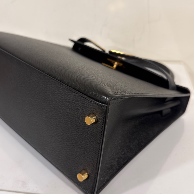 #閒置帶膜✨ #全網最低💰 愛馬仕黑金kelly28 epsom皮-10