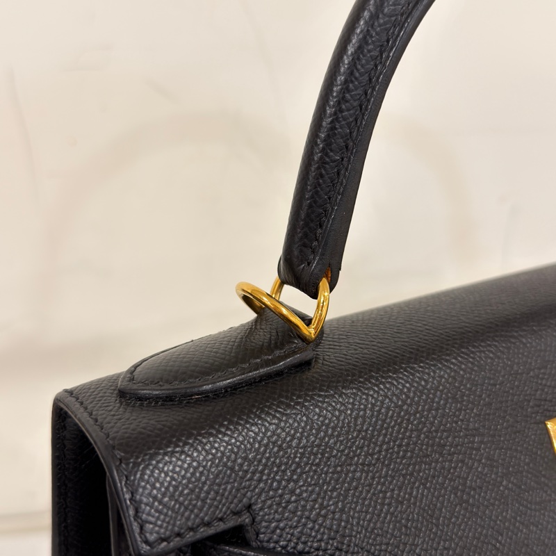 #閒置帶膜✨ #全網最低💰 愛馬仕黑金kelly28 epsom皮-13