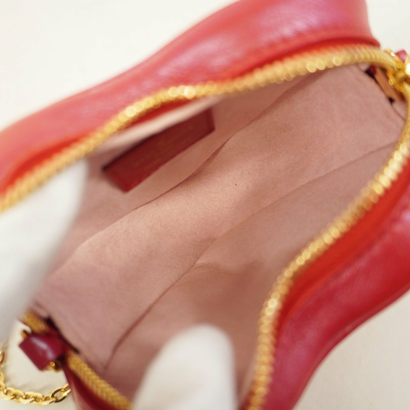 路易威登 Fall in Love 系列心型鏈條單肩包 M80837 粉紅色 女士-3