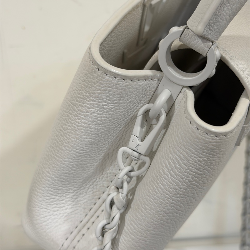 #全網最低僅一顆🔥 #專櫃原價25萬 Lv Capucines bb 新款橫版 芯片款 白雪公主👸-11