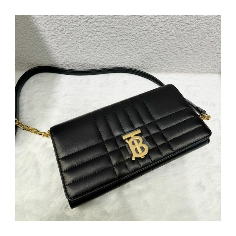 BURBERRY 絎縫皮革迷你 Rola 包 8059492-6