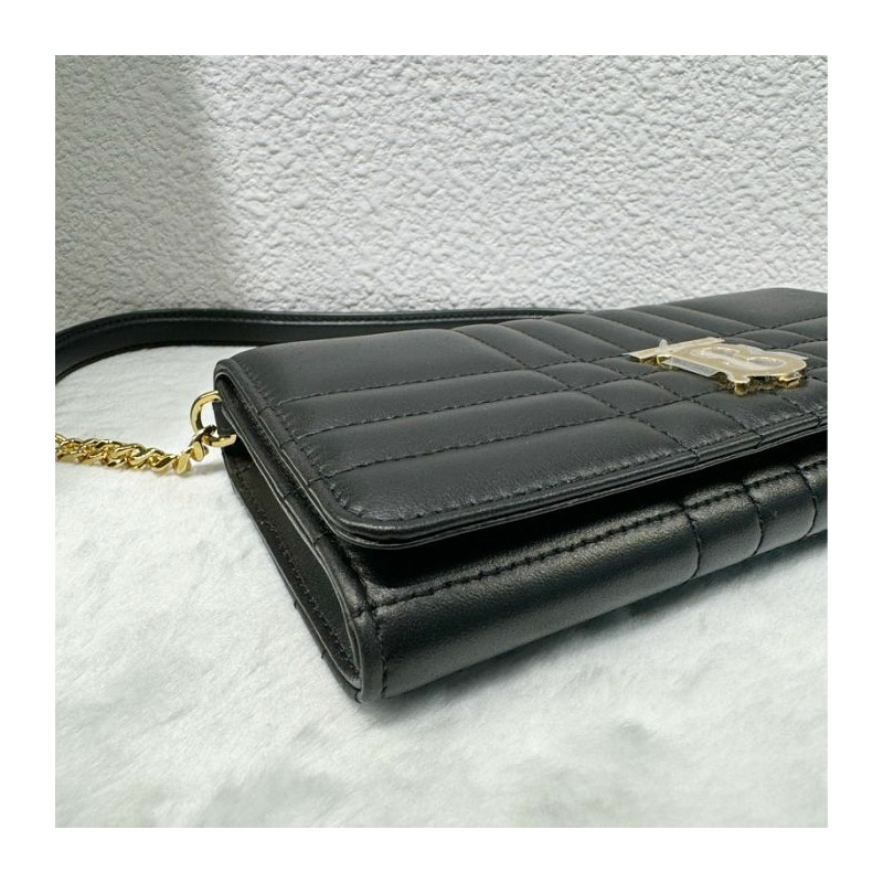 BURBERRY 絎縫皮革迷你 Rola 包 8059492-16