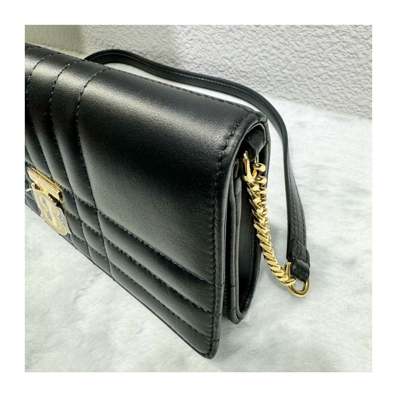 BURBERRY 絎縫皮革迷你 Rola 包 8059492-13