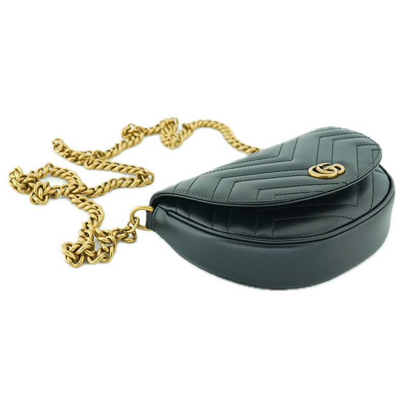 GUCCI Marmont 迷你鏈條斜背包 746431 DTDHT 1000-18
