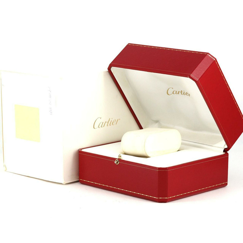 卡地亞 Santos Galbe SM 雙色 W20057C4 SSxYG 自動腕錶-6