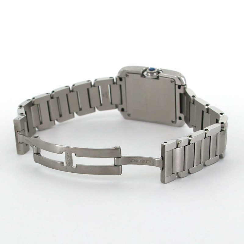 卡地亞 Tank Anglaise SM W5310022 不鏽鋼石英錶-6