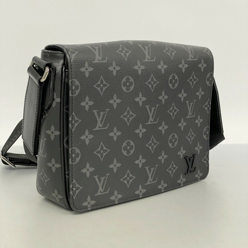 路易威登 Monogram Eclipse District PM NV3 單肩包 M46255 黑色 男士-1