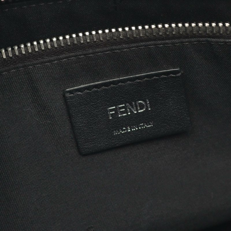 FENDI BY THE WAY 中型單肩斜背包，黑色皮革，二手女款-3